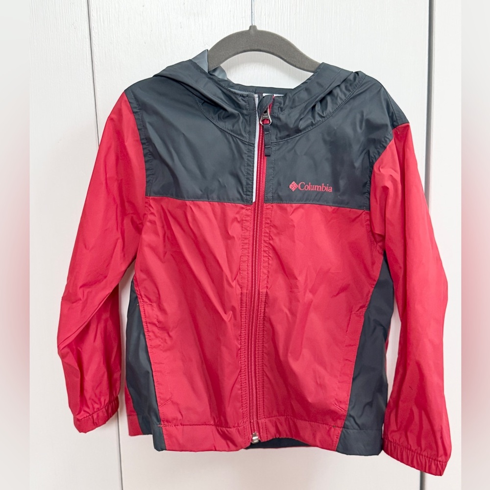 Columbia toddler rain jacket, size 4T